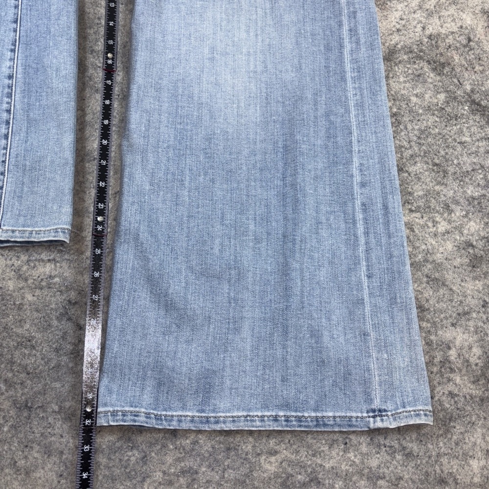 New Liverpool Belted Jeans Women's 31 Light Wash Stride Hi-Rise Wide Leg - Picture 7 of 15